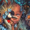 Peacock African Boy - NEW Paint By Number