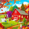 Autumn Farm Paint by numbers