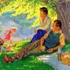 Family Picnic Paint by numbers