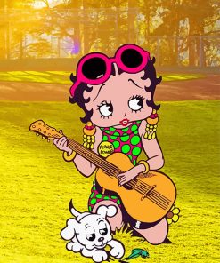 betty-boop-playing-music-paint-by-numbers