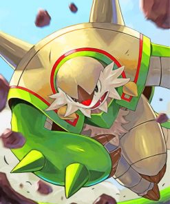 Chesnaught Pokemon paint by numbers