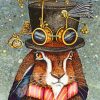 Steampunk Rabbit Paint by numbers