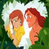 Tarzan Cartoon Paint by numbers