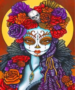 Sugar Skull Paint by numbers