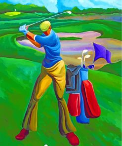 golf-scene-paint-by-numbers