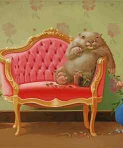 wombat-chilling-paint-by-numbers