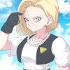 Android 18 Anime Girl Paint by numbers