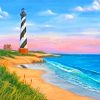 Cape Hatteras Seascape Paint by numbers