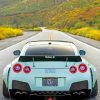 White-Nissan-GTR-paint-by-number