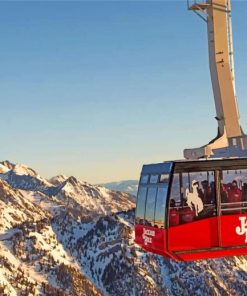 aerial-tram-jackson-hole-paint-by-number