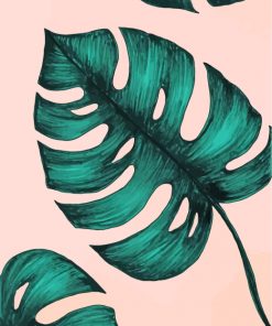 aesthetic-Philodendron-paint-by-numbers