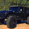 Black Jeep Car Paint by numbers