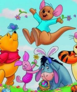 Winnie And His Friends paint by numbers