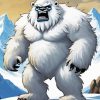 Abominable Snowman Paint By Numbers