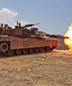 Abrams Tank Paint By Numbers