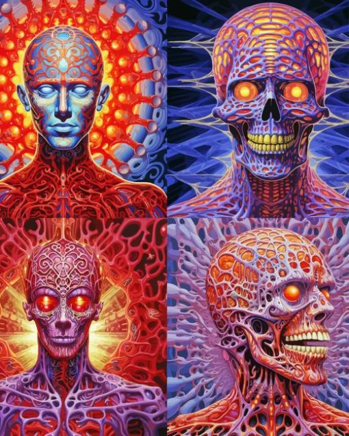 Alex Grey Paint By Numbers