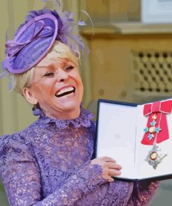 Barbara Windsor Laughing Paint By Numbers