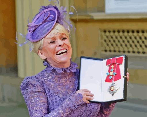 Barbara Windsor Laughing Paint By Numbers