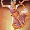 Bharatanatyam Dancer Paint By Numbers