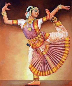 Bharatanatyam Dancer Paint By Numbers