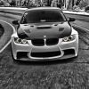 Black And White BMW Car Paint By Numbers