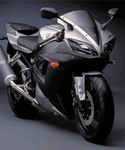 Black And Grey Yamaha YZF R1 Paint By Numbers