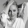 Black And White Sharon Stone Paint By Numbers