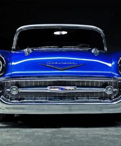 Blue 57 Chevy Paint By Numbers