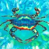 Blue Crab Art Paint By Numbers