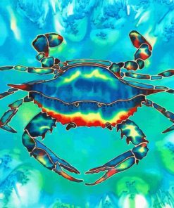 Blue Crab Art Paint By Numbers