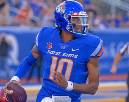 Boise State Broncos Football Player Paint By Numbers