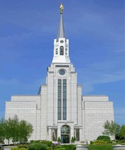 Boston Massachusetts Temple Paint By Numbers