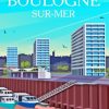 Boulogne Sur Mer France Poster Paint By Numbers