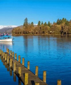 Bowness On Windermere Boat Paint By Numbers