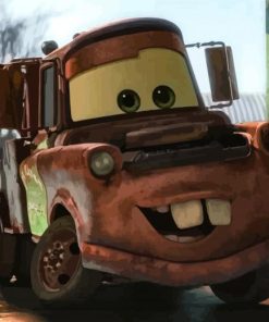 Cars Mater Paint By Numbers