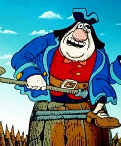 Cartoon John Silver Paint By Numbers