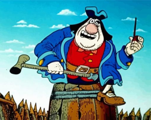 Cartoon John Silver Paint By Numbers