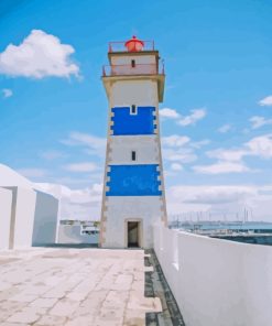 Cascais Lighthouse Paint By Numbers