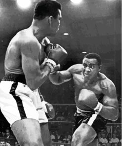 Cassius Clay Vs Sonny Liston Paint By Numbers