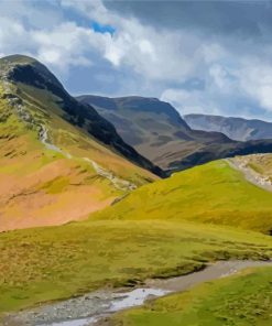 Catbells Fell Paint By Numbers