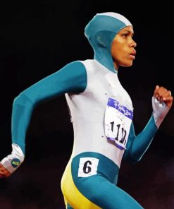 Cathy Freeman Paint By Numbers