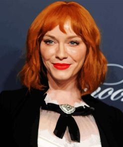 Christina Hendricks Paint By Numbers