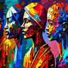 Colorful People Art Paint By Numbers