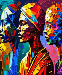 Colorful People Art Paint By Numbers