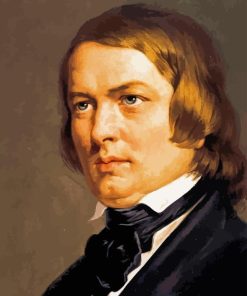 Composer Robert Schumann Paint By Numbers