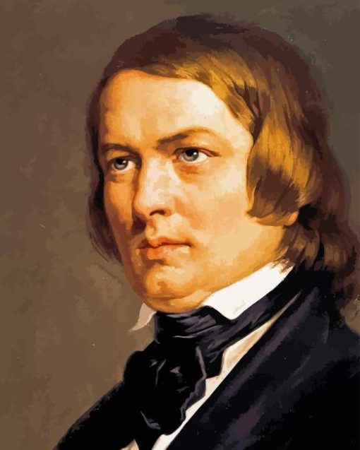 Composer Robert Schumann Paint By Numbers