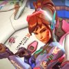 DVa Overwatch Game Character Paint By Numbers