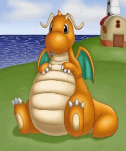 Dragonite Inflation By The Lighthouse Paint By Numbers