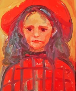 Edvard Munch Young Girl Paint By Numbers