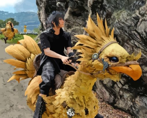 Final Fantasy Chocobo Paint By Numbers